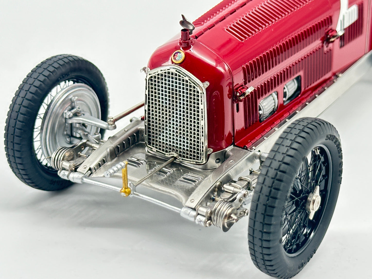 CMC 1/18 Alfa Romeo P3 Caracciola #2 Red Alloy Car Model M220