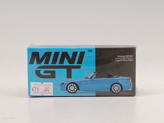 MINIGT 1/64 Honda S2000 AP2 Convertible Blue Alloy Model