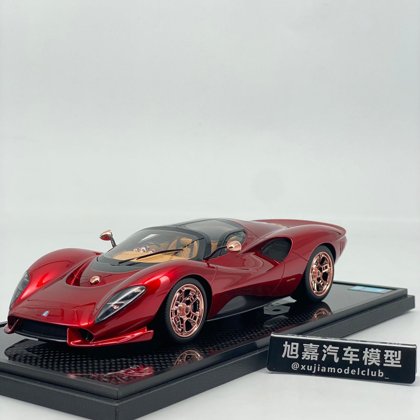 PEAKO 1/18 DE Tomaso P72 Metallic Red Limited Edition Car Model