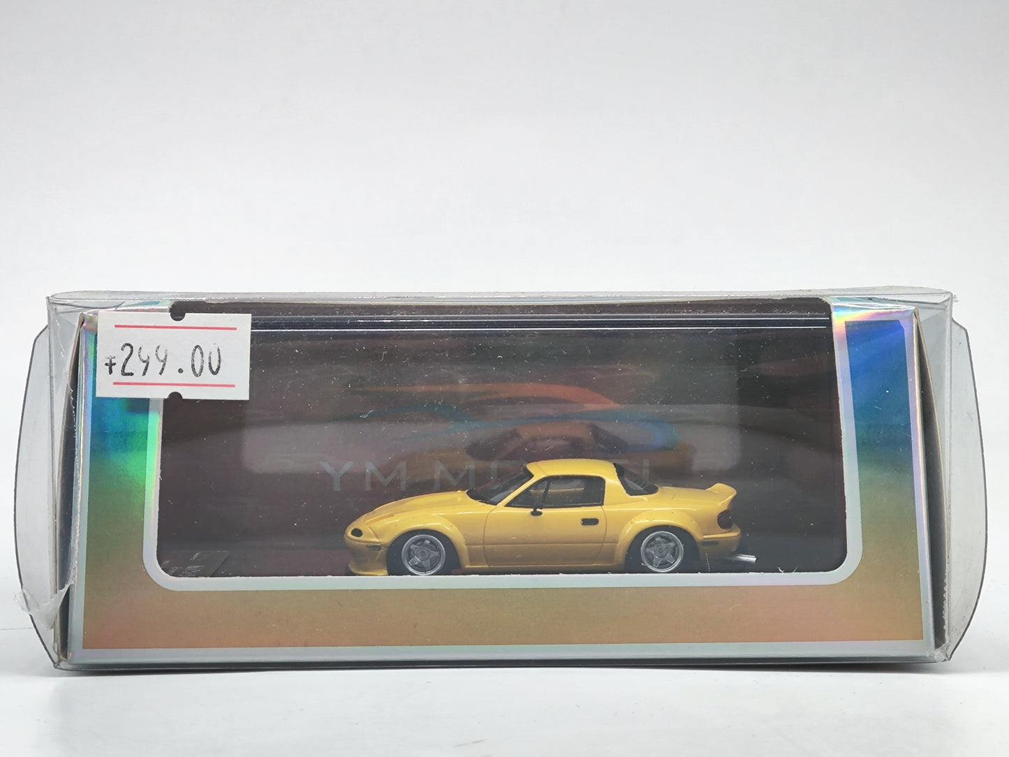 YM Model 1/64 Mazda MX5 MIATA Rocket Bunny Red Car Model YM005
