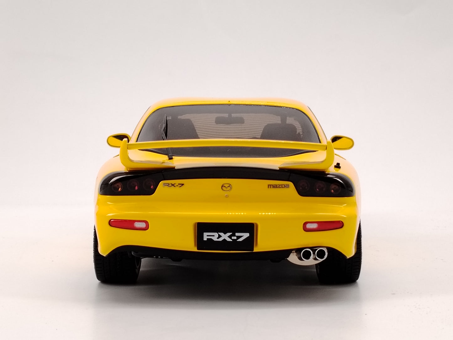 Polar Master 1/18 Mazda RX7 Yellow Alloy Car Model