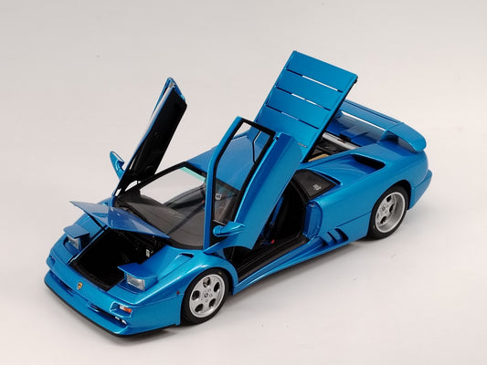 AUTO Art 1/18 Lamborghini DIABLO SE30 79156 Blue Car Model