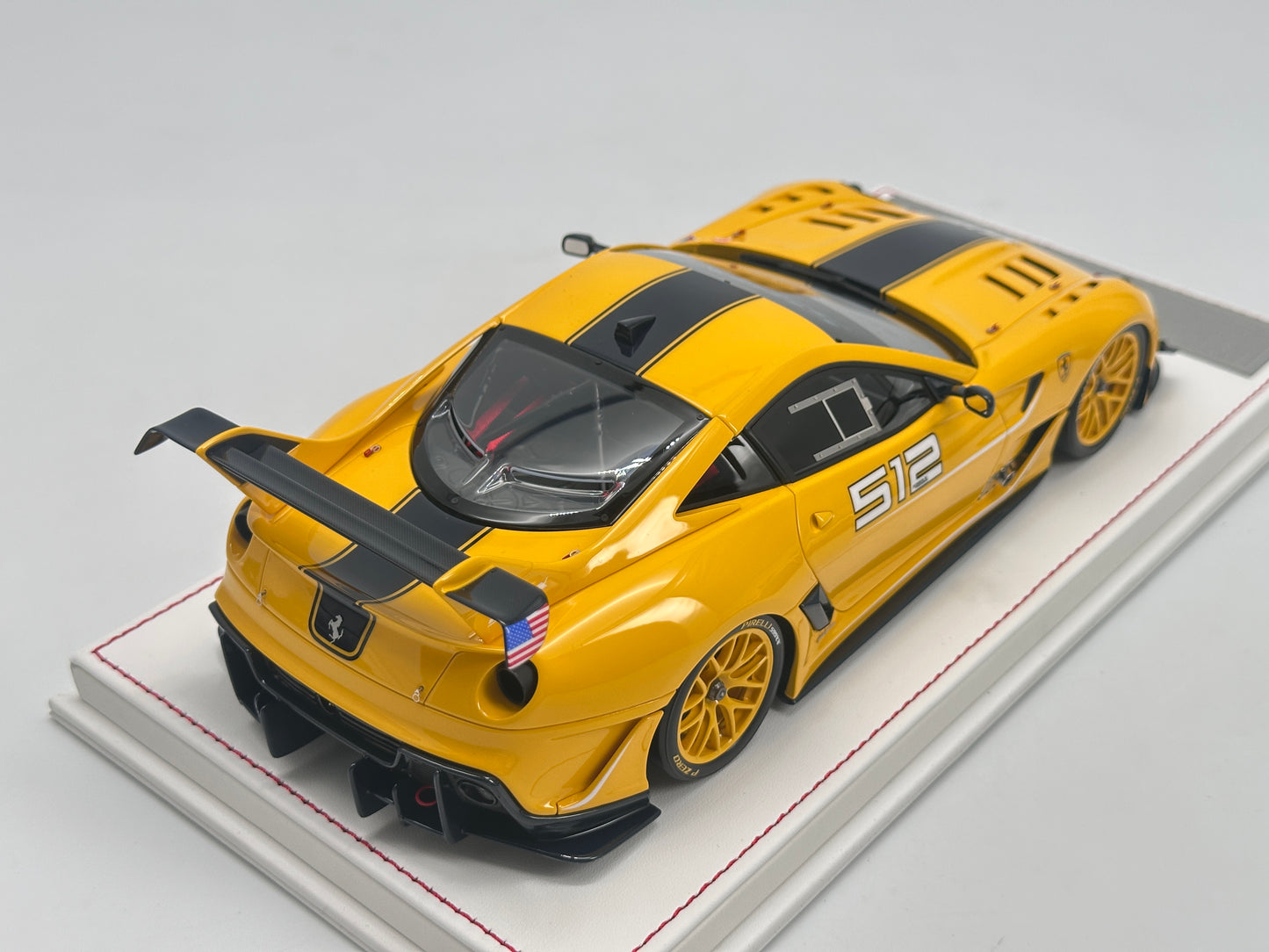 DG 1/18 Ferrari 599 EVO XX Yellow Limited Edition Model Car