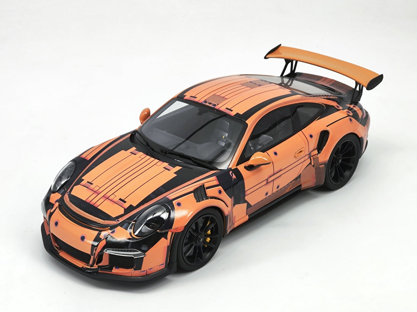 GT Spirit 1/18 Porsche 911 GT3RS Building Blocks Painted Simulation Car Model