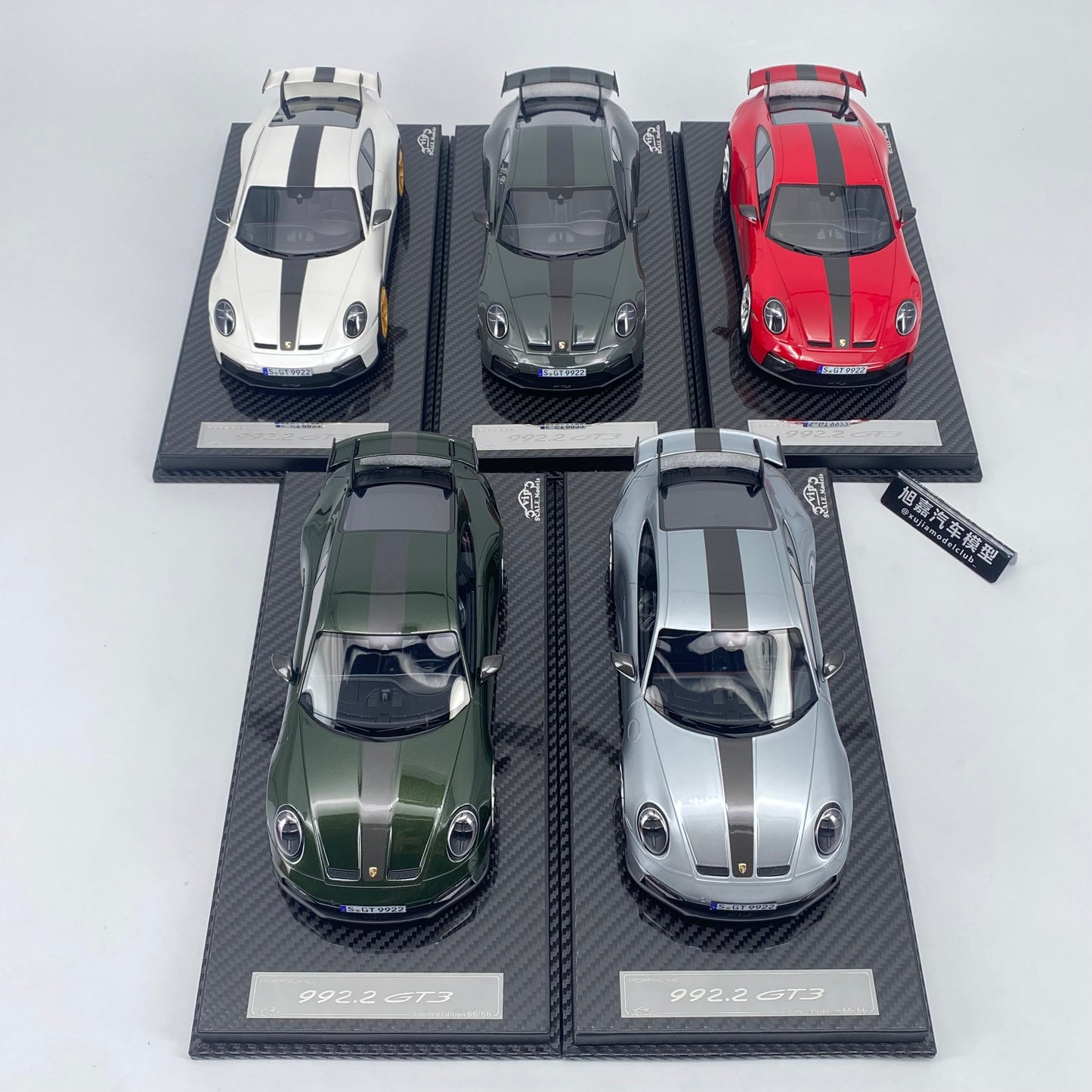 VIP 1/18 Porsche 992.2 GT3 limited edition car model ornaments