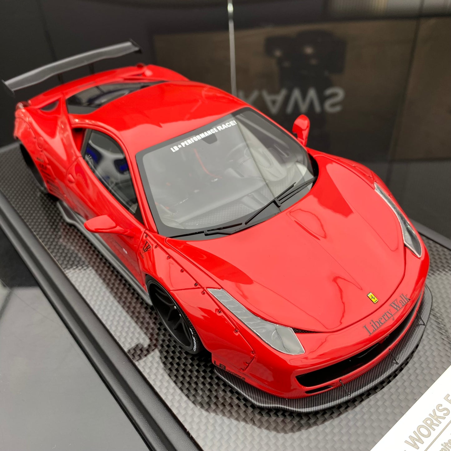 BBA CAR MODEL 1/18 Ferrari 458 GT simulation car model ornaments