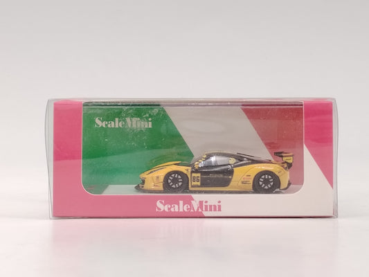 SCALEMINI 1/64 Ferrari 458LB Yellow Paint Resin Model SM025