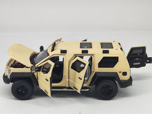 kengfai 1/18 George Patton beige alloy model car birthday gift ornaments