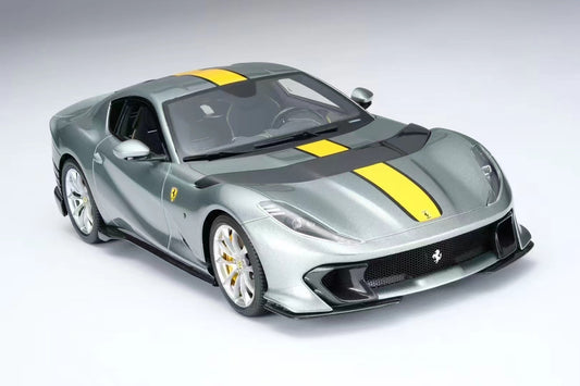 Amalgam 1:18 Ferrari 812 Competizione Cockburn Gray Resin Model