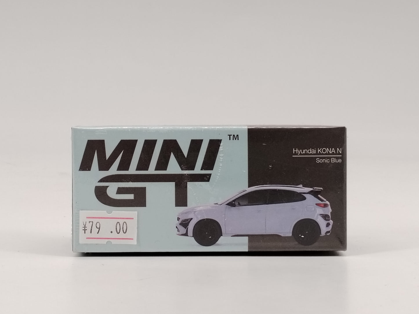 MINIGT 1/64 Hyundai KONA N Sonic blue alloy car model MGT00454