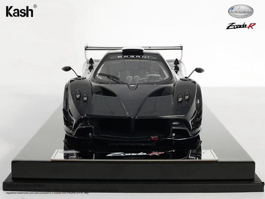 Kash Model 1/18 Pagani Zonda R Gloss Carbon Black Diecast Model