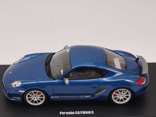 GT Spirit 1/18 Porsche CAYMAN R AQUA Metallic Blue Resin Model