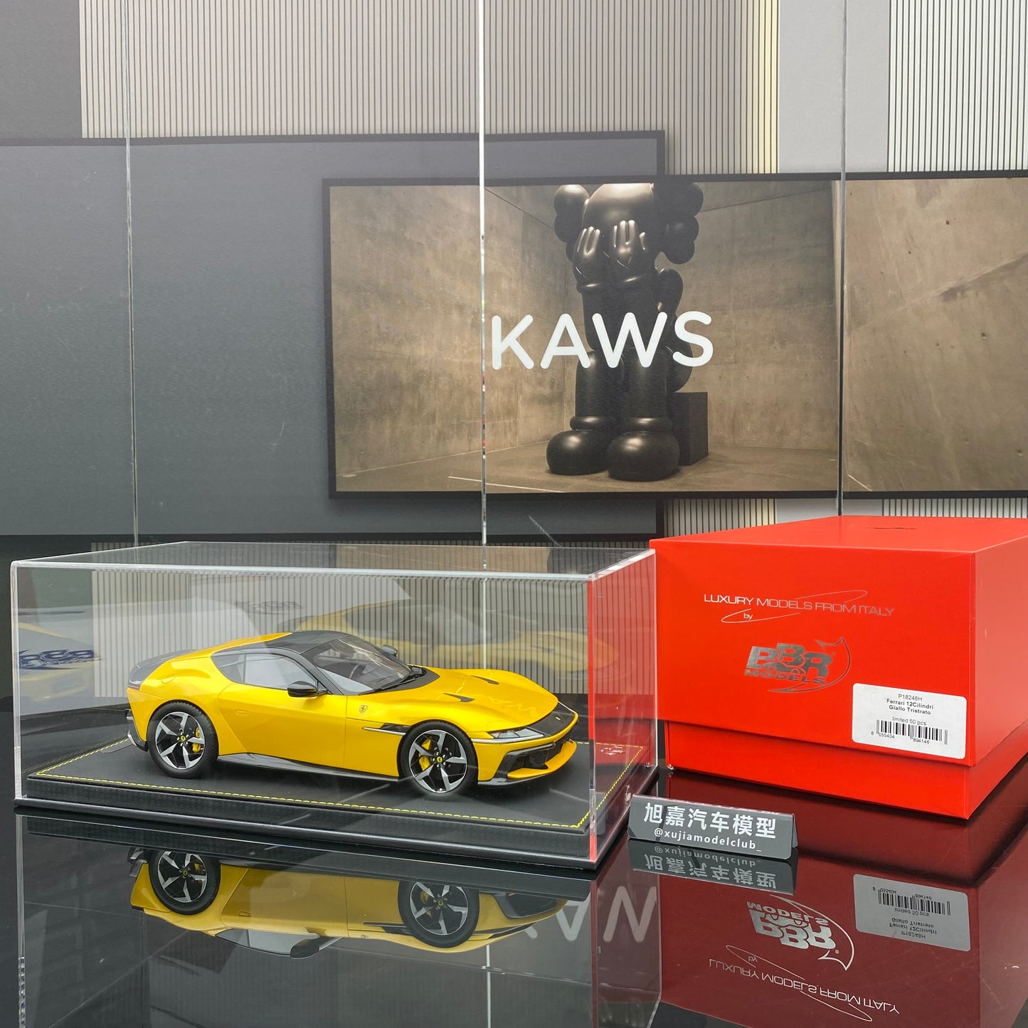 BBR 1/18 Ferrari 12 Cilindri coche deportivo superdeportivo simulación modelo de coche adornos