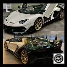 DM 1/18 Lamborghini SVJ supercar limited edition simulation car model ornament