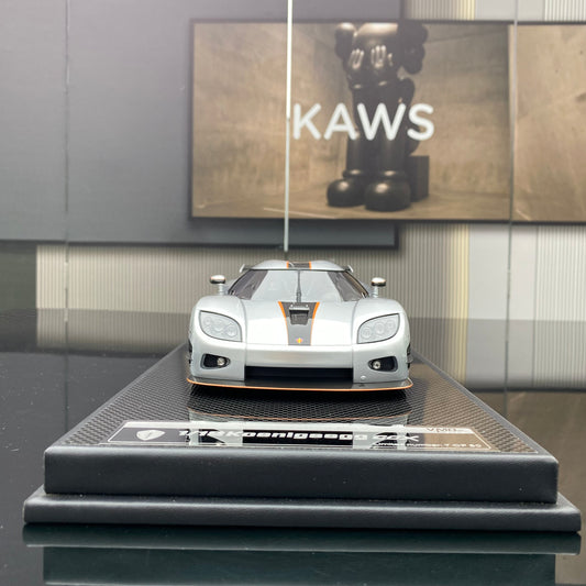 VMB 1/18 Koenigsegg CCX silver carbon fiber limited edition car model
