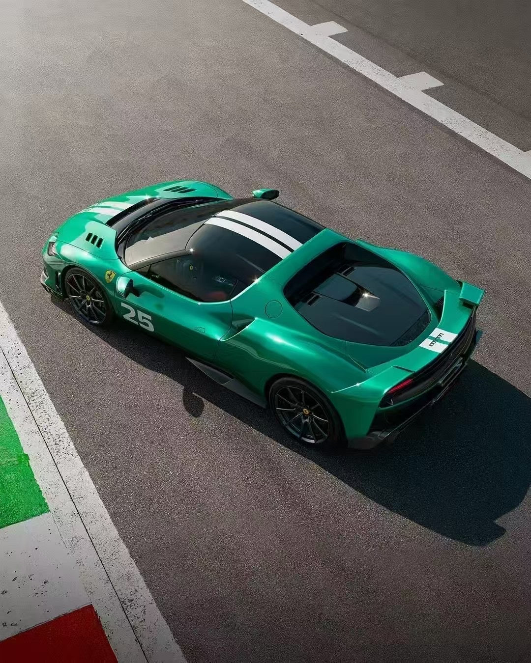 BBR 1/18 Ferrari 296 Speciale launch car Verde Nurburgring with livery