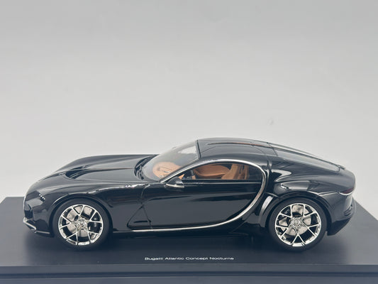TOPSPEED 1/18 Bugatti Atlantic Concept Nocturne Black Resin Car Model