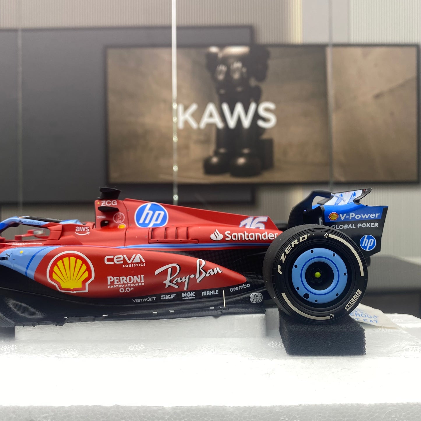BBR 1/18 Ferrari SF-24 Charles Leclerc Miami GP 2024 Red