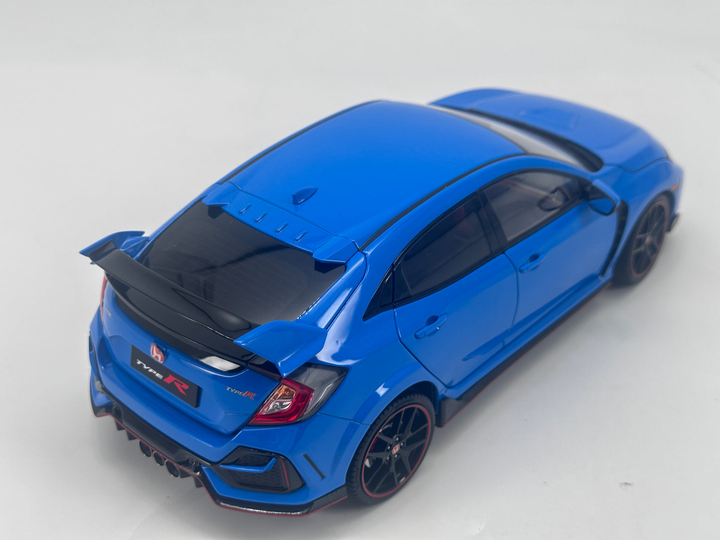 LCD 1/18 Honda Civic TYPE-R FK8 Racing Blue Alloy Car Model