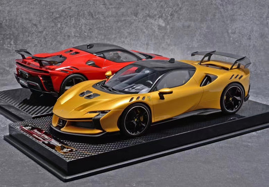 BBA MODEL 1/18 Ferrari SF90 XX limited edition car model collection birthday gift ornaments