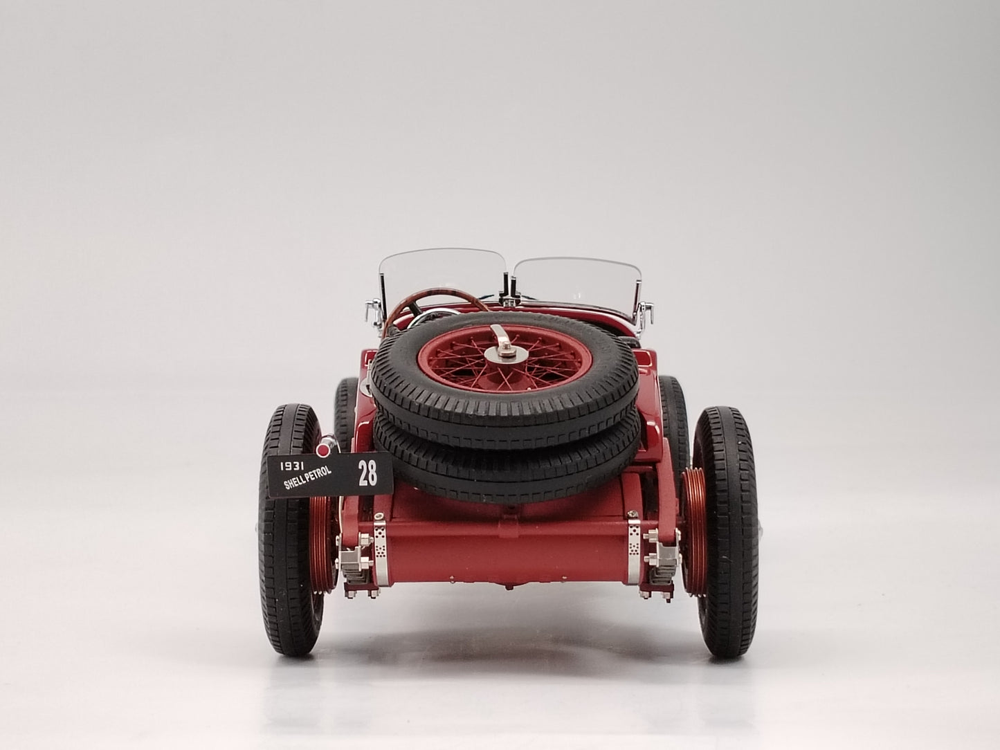 CMC 1/18 Mercedes Benz SSK #14 Red Alloy Model Car