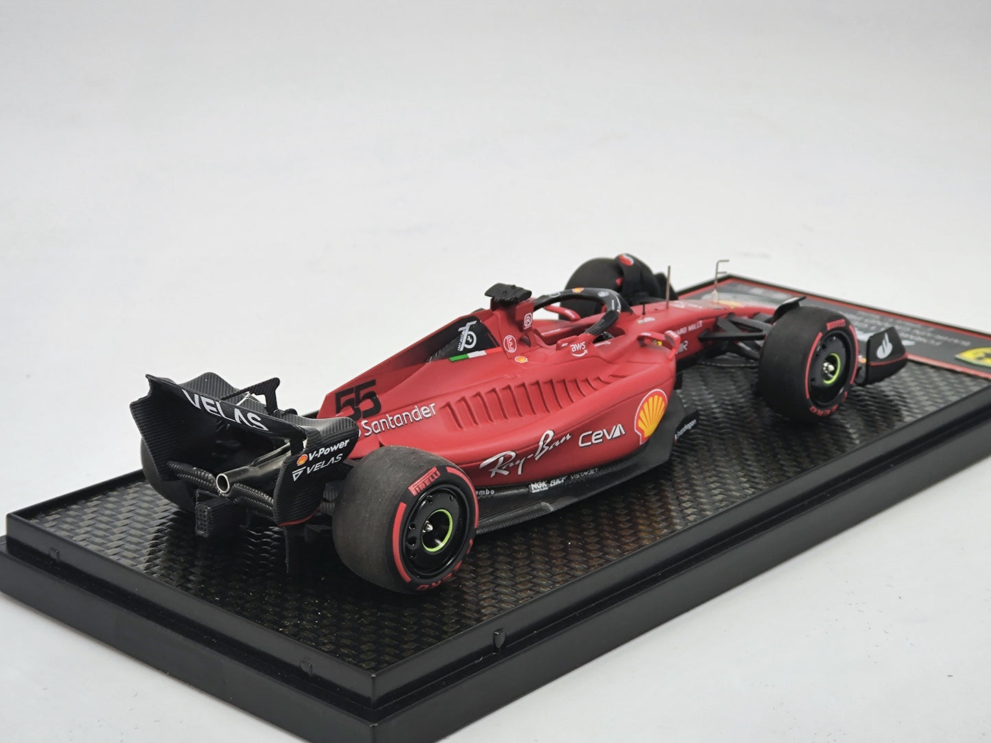 BBR 1/43 Ferrari SF-75 Bahrain Station Simulation Car Model BBRC275BCH