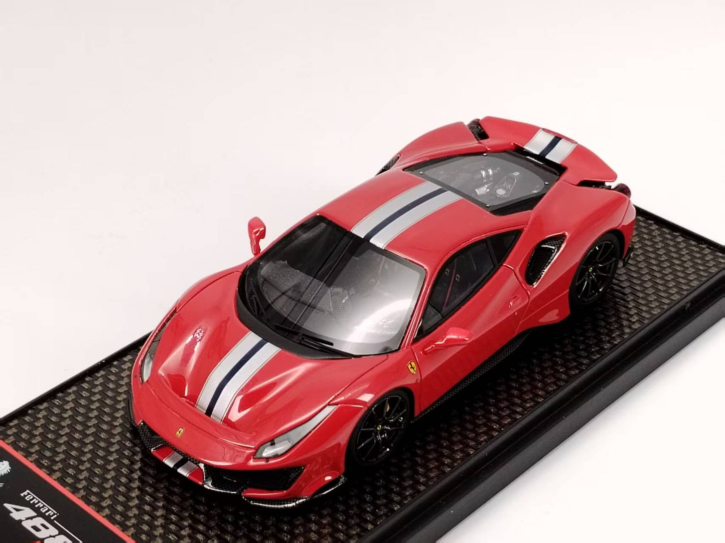 BBR 1/43 Ferrari 488 Pista Standard Red Model Car BBRC202A1CH