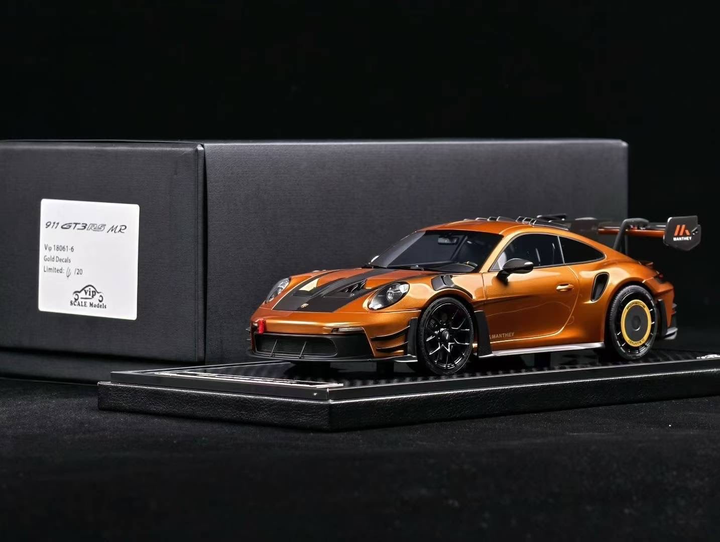 Vip Scale Models 1:18 Porsche 911 GT3 RS-Manthey Racing Modified Resin Model