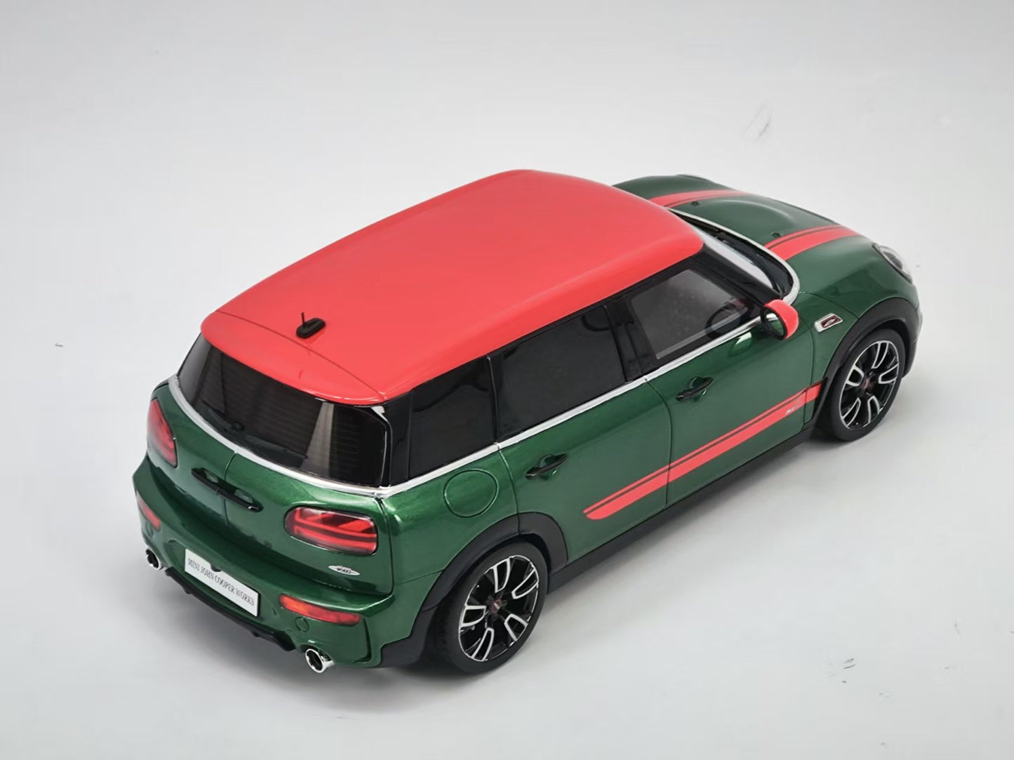 OTTO 1/18 Mini Clubman JCW British Green Resin Car Model