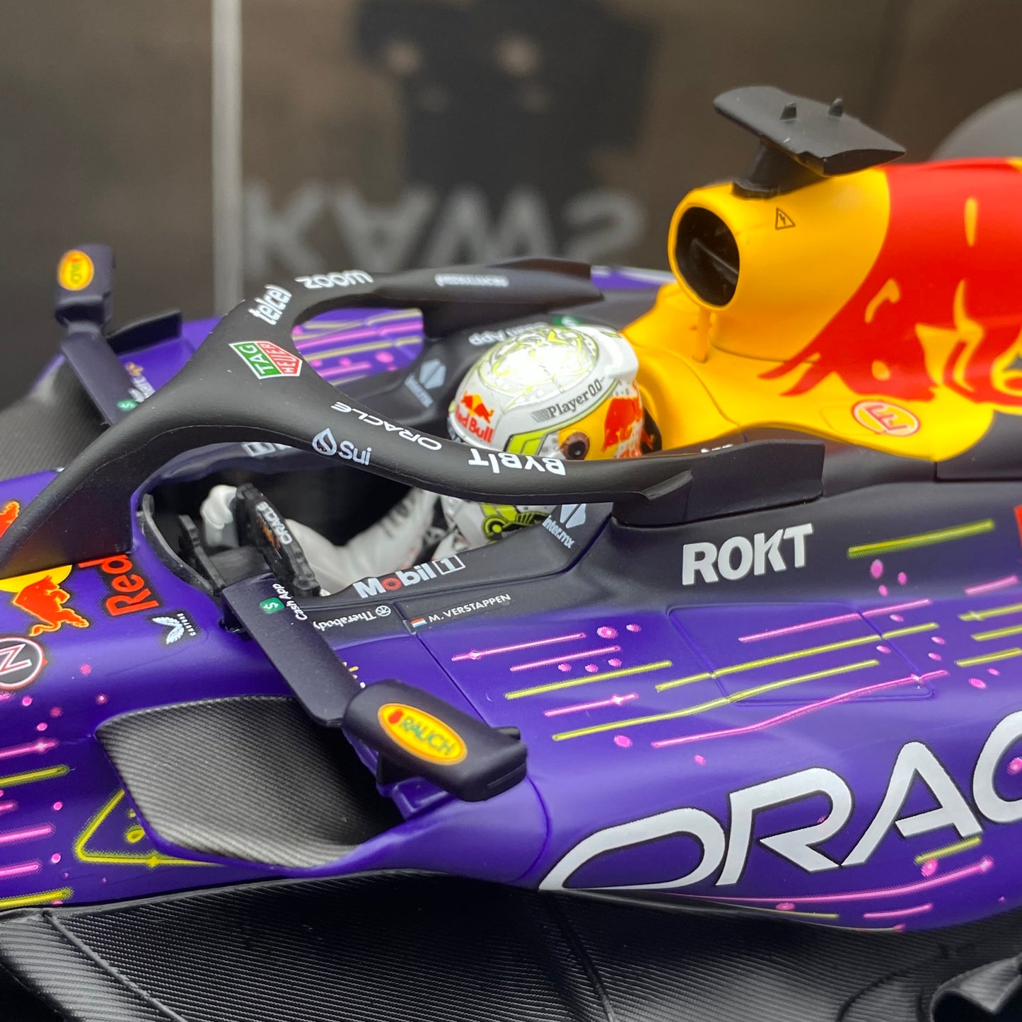 MINICHAMPS 1/18 ORACLE RED CULL RACING RB19 MAX VERSTAPPEN GANADOR DEL GP DE LAS VEGAS 2023