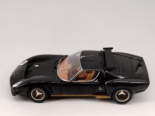 kyosho 1/18 Lamborghini Miura SVR black alloy full open car model KY172