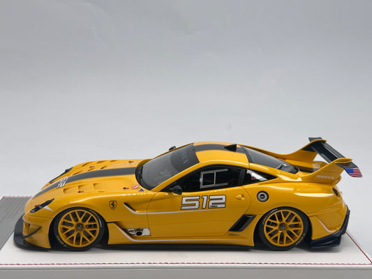 DG 1/18 Ferrari 599 EVO XX Yellow Limited Edition Model Car