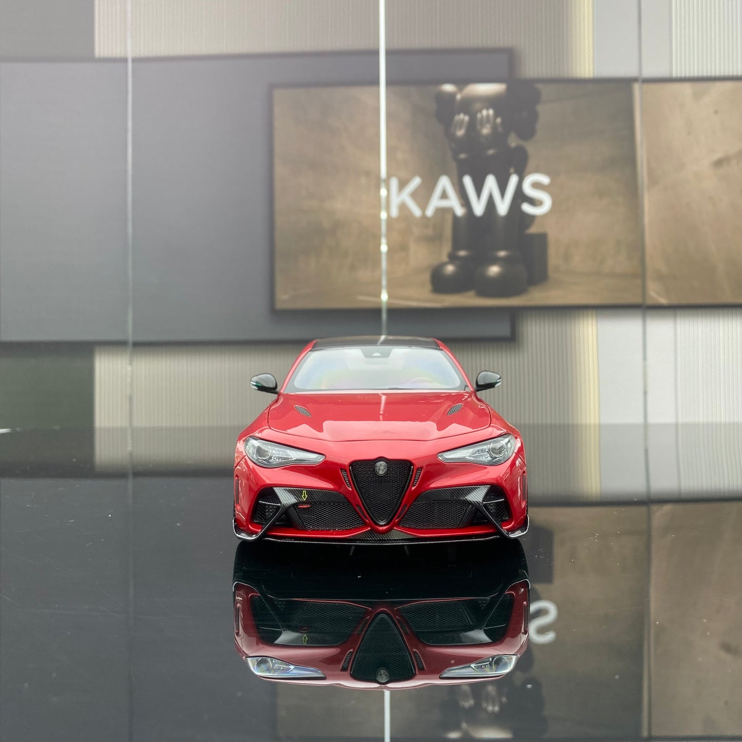 MOTORHELIX 1/18 MH Alfa Romeo Giulia GTAm alloy full car model ornaments