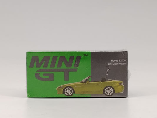MINIGT 1/64 Honda S2000 AP2 Cyan Alloy Car Model MGT00396