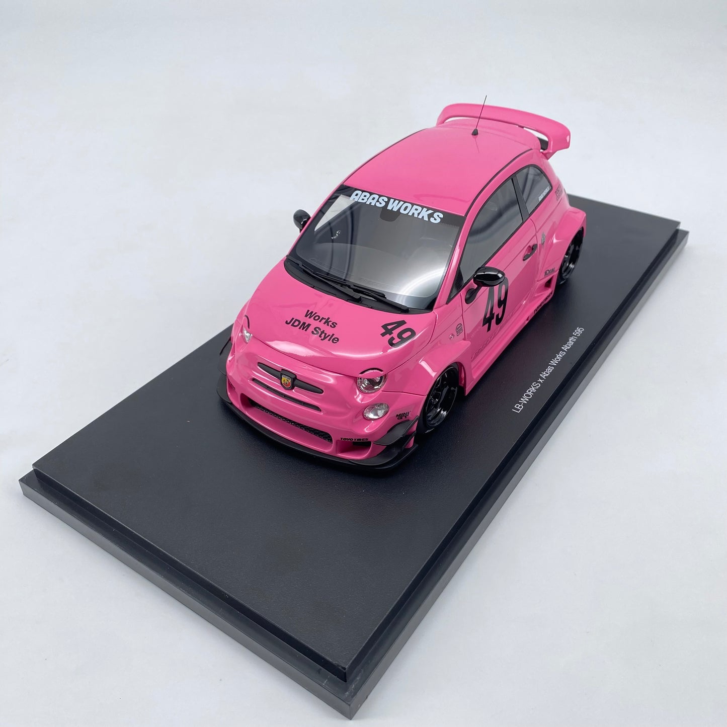 Topspeed 1/18 Abarth 595 LBWK simulation car model