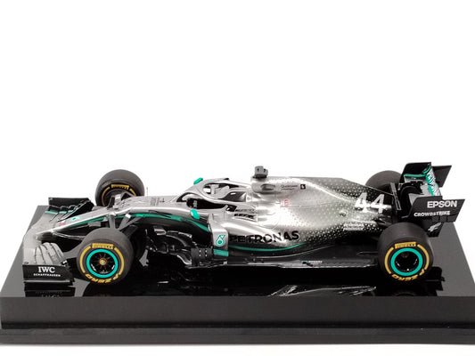 Amalgam 1/18 Mercedes-AMG F1 W10 EQ POWER+2019 Hamilton Black and Gray Limited Edition Car Model M6042-324