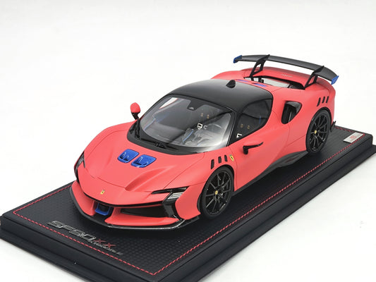 MR 1/18 Ferrari SF90 XX Matt Red Limited Edition Car Model