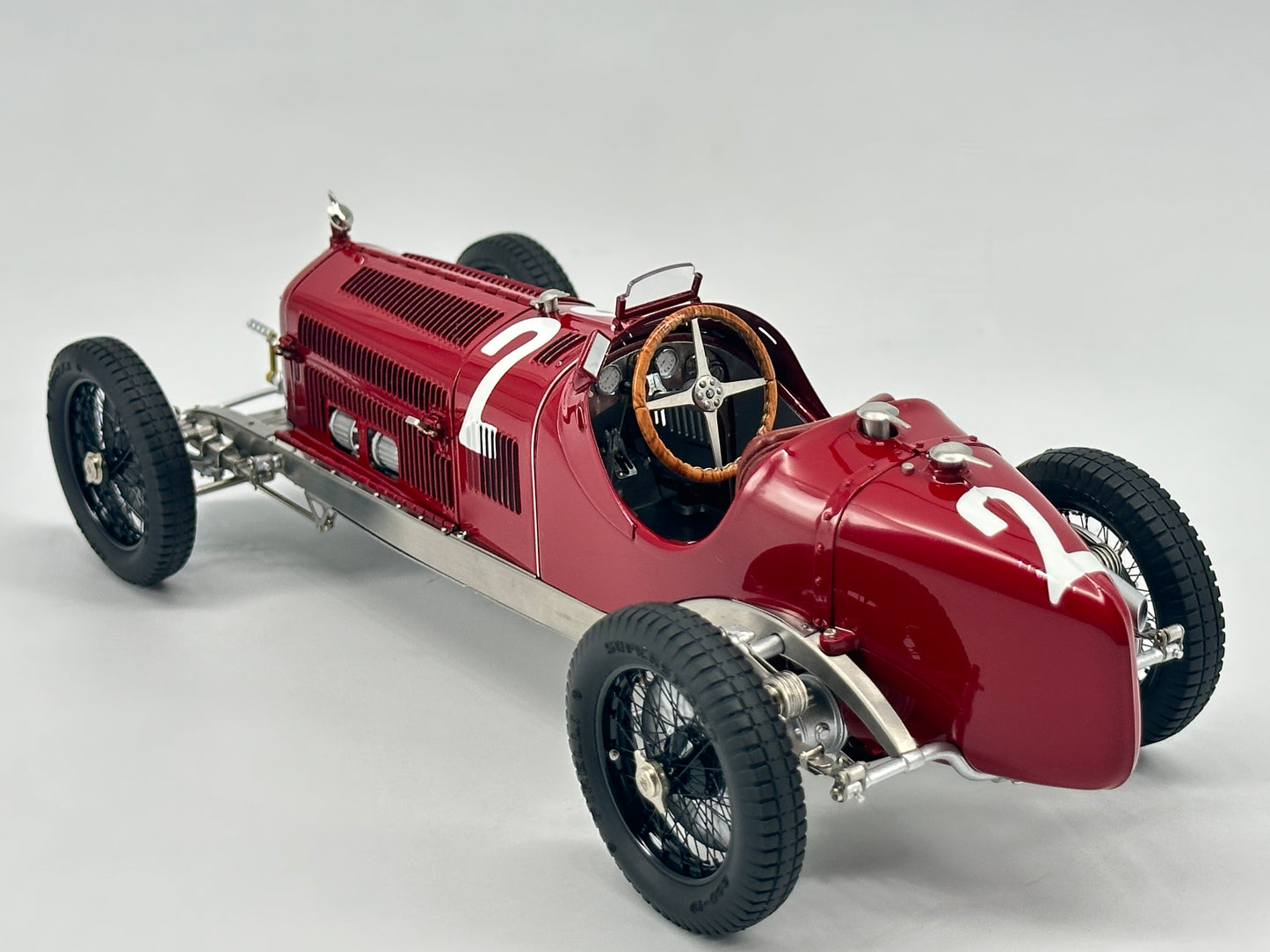 CMC 1/18 Alfa Romeo P3 Caracciola #2 Red Alloy Car Model M220