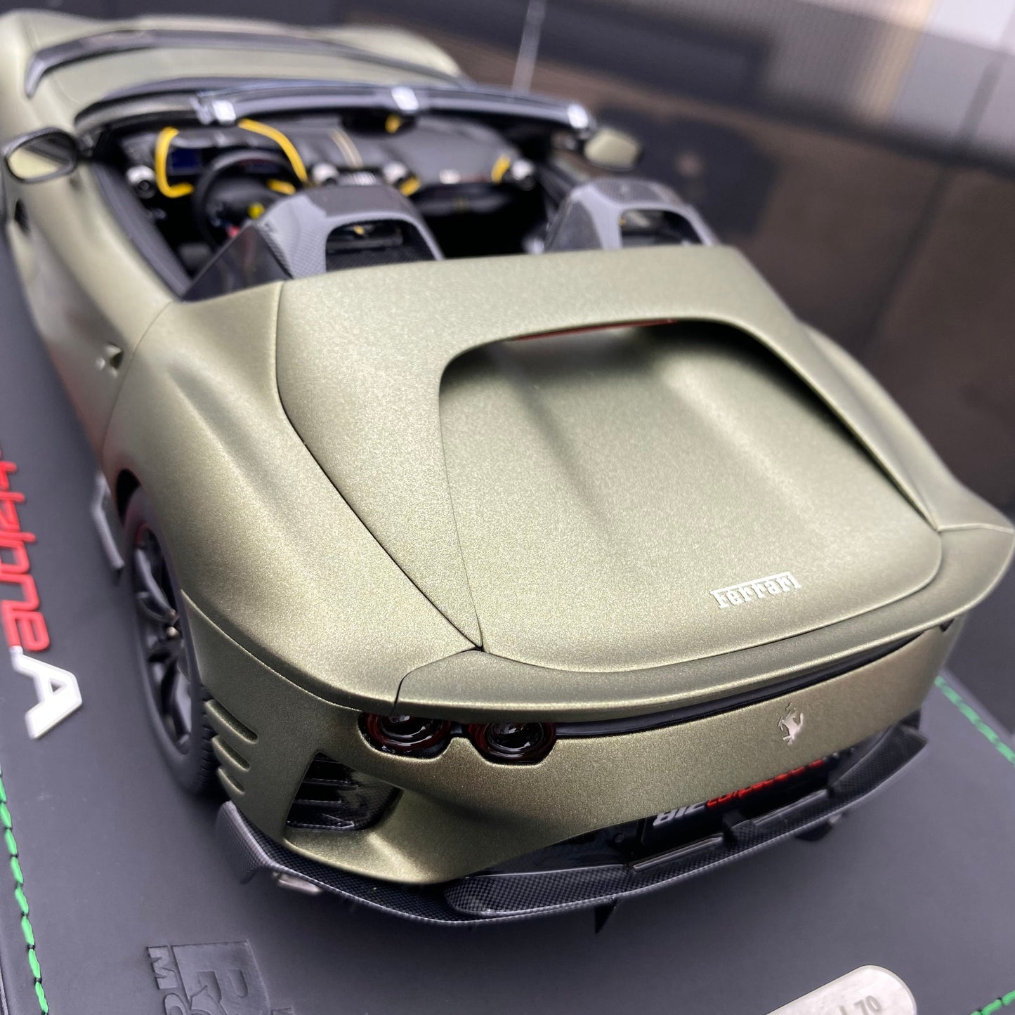 BBR 1:18 Ferrari 812 Competizione colección de resina adornos roadster modelo regalo