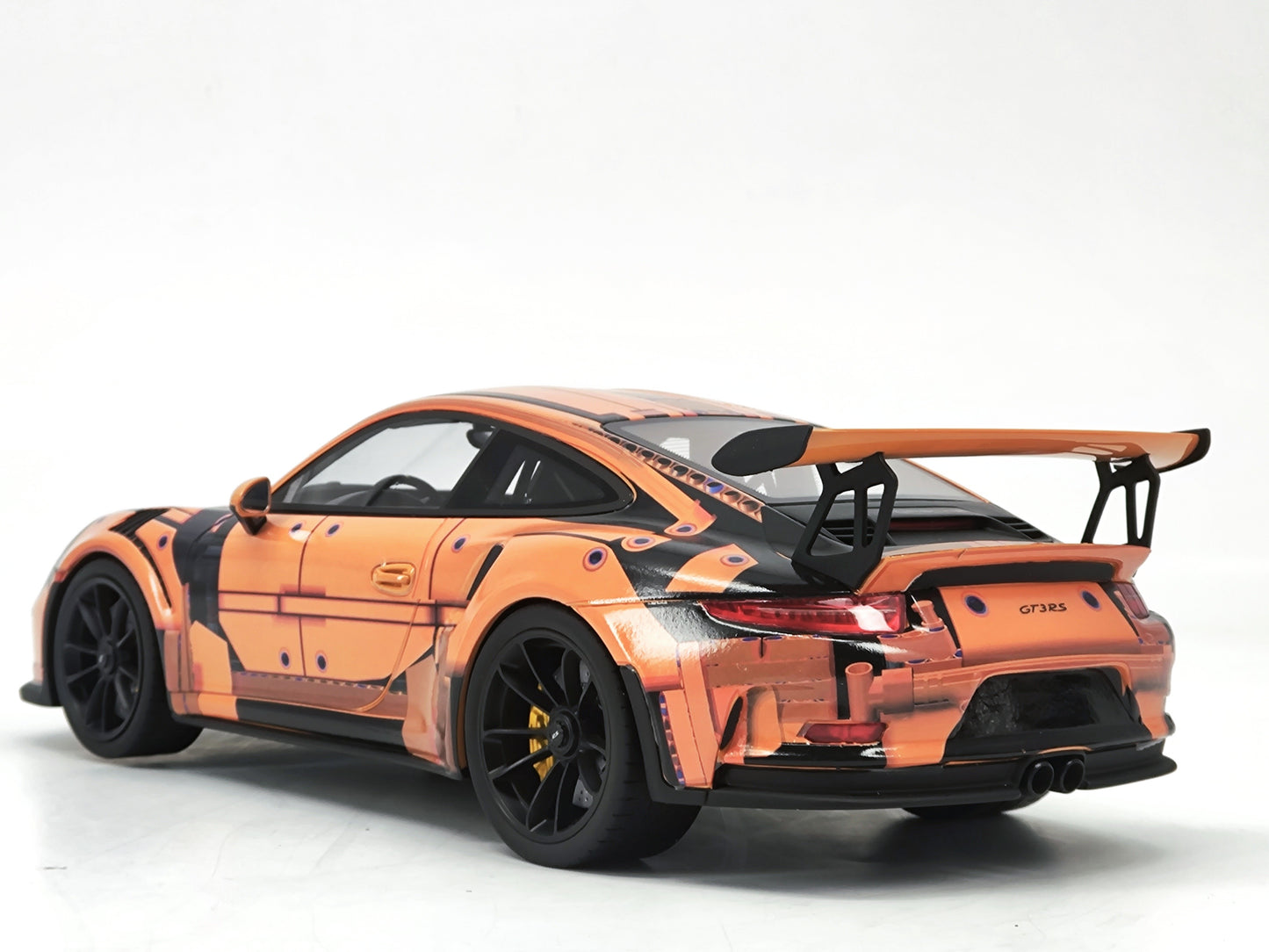 GT Spirit 1/18 Porsche 911 GT3RS Building Blocks Painted Simulation Car Model