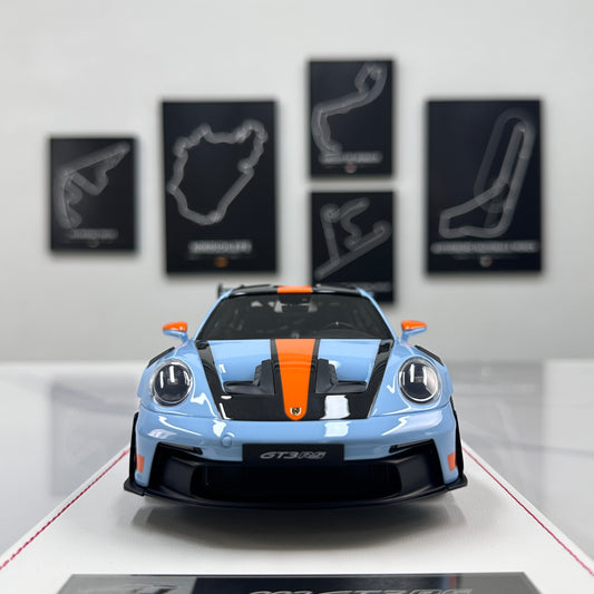 GH MODEL 1/18 Porsche 992 GT3RS Gulf Oil Limited Edition Model Car