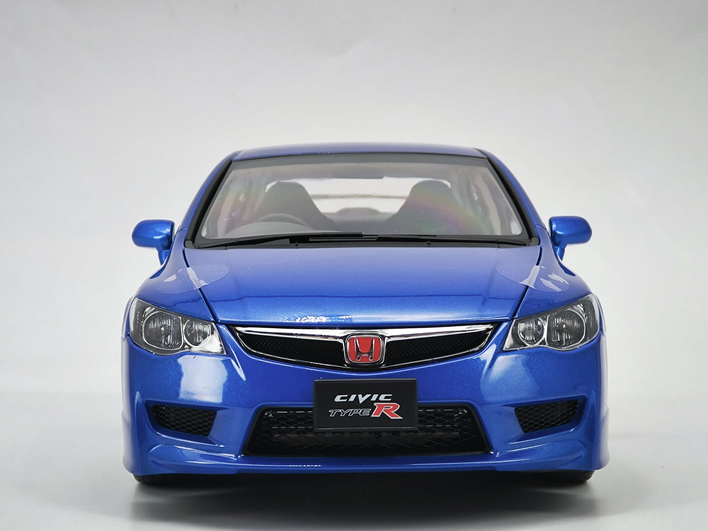MH 1/18 Honda Civic Type R FD2 Blue Alloy Car Model