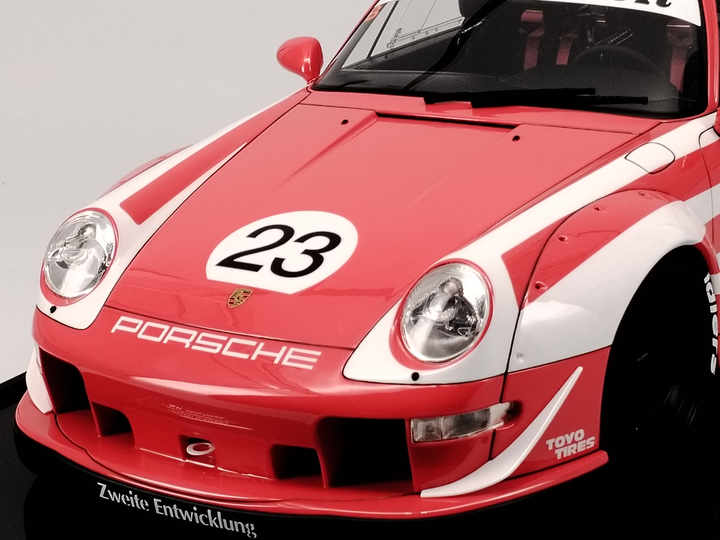 TIMOTHY&PIERRE 1/8 Porsche RWB 993 Red Limited Edition Car Model Collectible