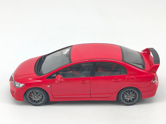 WELL 1/18 Honda Civic Type R (FD2) Red Alloy Full Open Car Model