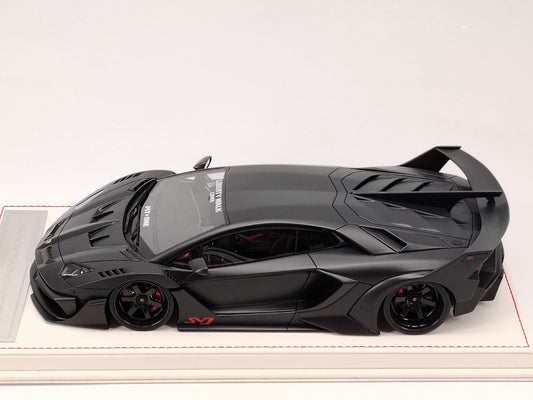 DG 1/18 Lamborghini Aventador GT EVO Black Carbon Limited Edition Die-cast Model Car