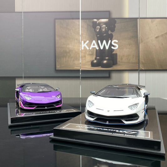 DM 1/18 Lamborghini SVJ Daniel limited edition car model ornament gift