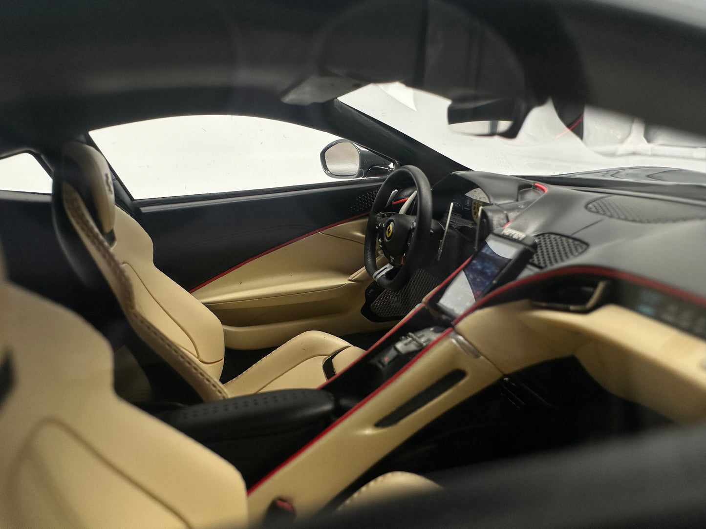 BBR 1/18 Ferrari Roma Grey Resin Car Model Ornaments