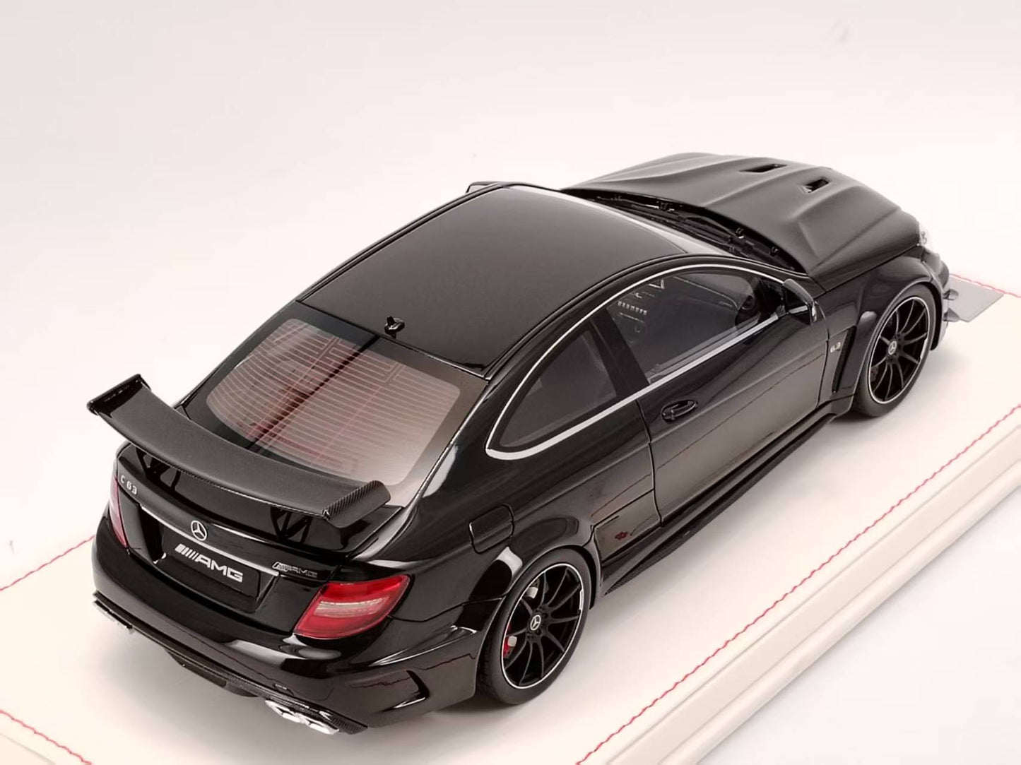 NA 1/18 Mercedes-Benz C63 AMG Black Series Black Resin Model Car