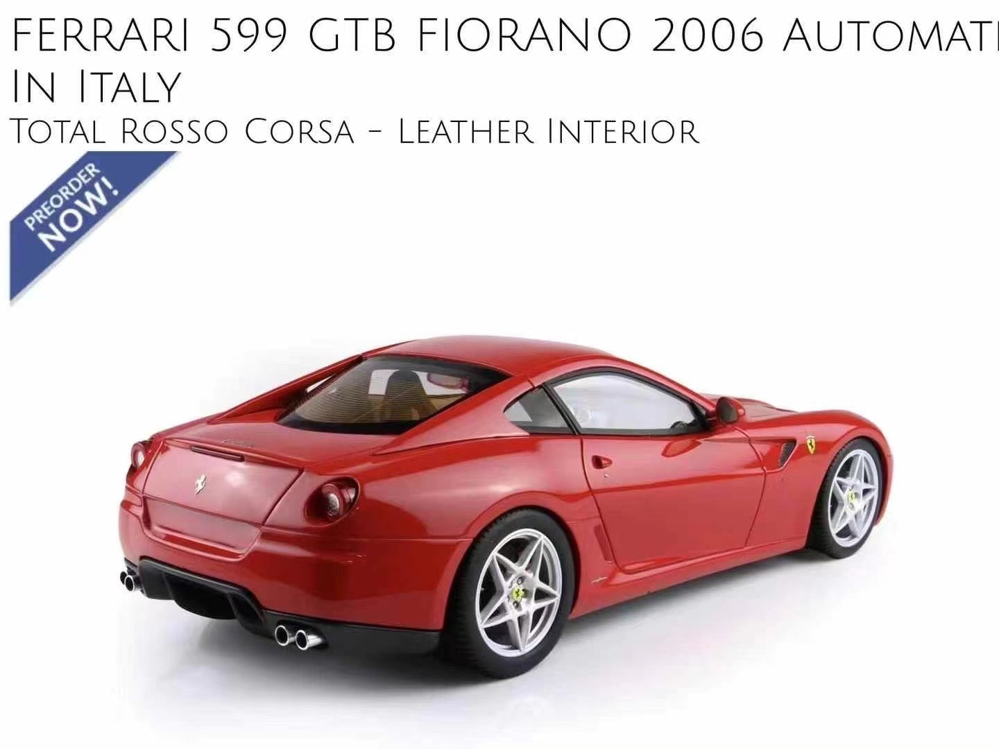 BBR Ferrari 599 GTB FIORANO 2006 AUTOMATIC GEAR automatic transmission simulation car model