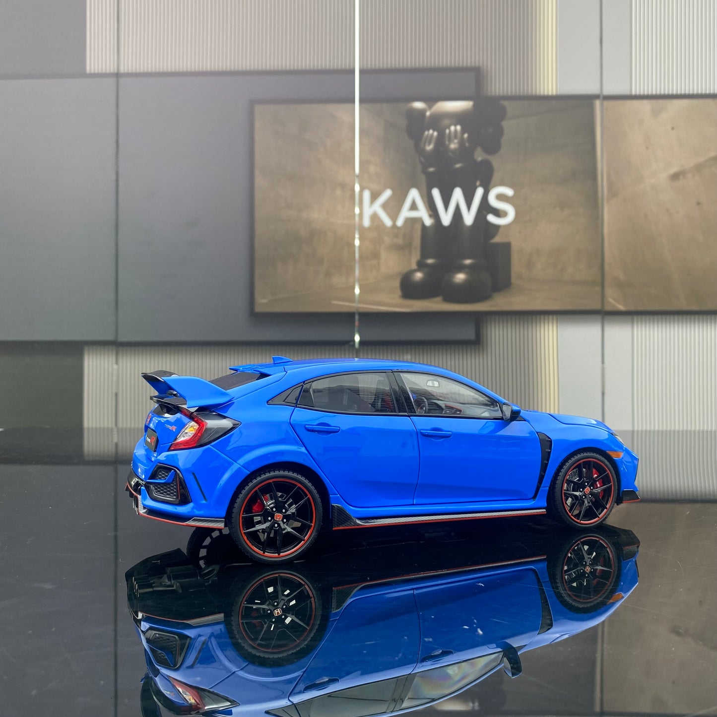 LCD 1/18 Honda Civic TYPE-R FK8 Alloy Simulation Car Model Gift